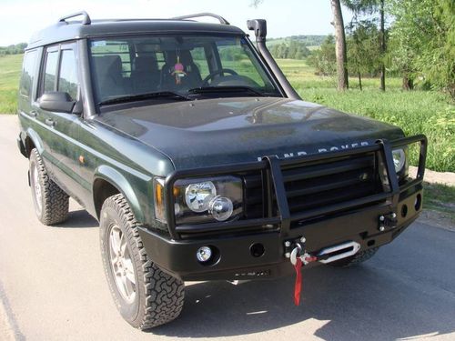 Heavy Duty - Front Winch Bumper Land Rover Discovery 2 + Bullbar