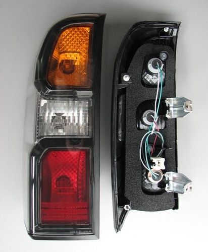 Black Tail Lights Nissan Patrol GR Y61 2005> - Pair