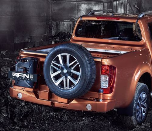 AFN - Rear Bumper Tyre Carrier And Jerry Can Nissan Navara NP300 2015>