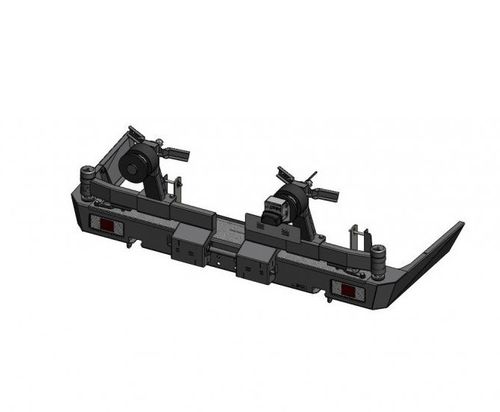 AFN - REAR BUMPER WITH 2 TIRE CARRIERS TOYOTA HZJ 76