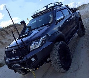 +95 MM EXTENDED FLARES TOYOTA HILUX 2012-2015